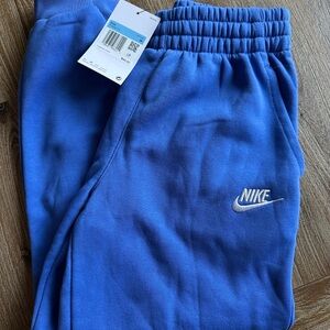 Nike Kids Royal Blue Fleece Joggers